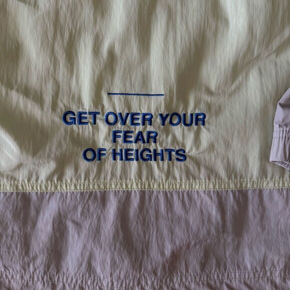 Nike Air Anorak Windbreaker Jacket Get Over Your Fear Of Heights Size Medium - Picture 6 of 8